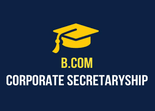 B.Com Corporate Secretaryship